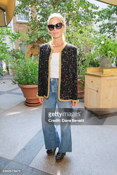 Laura Bailey attends the launch of "Bad Sisters" hosted by Apple TV+ and British Vogue at The Petersham on August 18, 2022 in London, England.