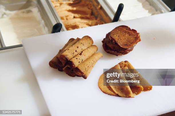 Deli vegan meat for sale at the Realm Refillery zero waste grocery store in Portland, Oregon, US, on Wednesday, Aug. 3, 2022. As more Americans find...