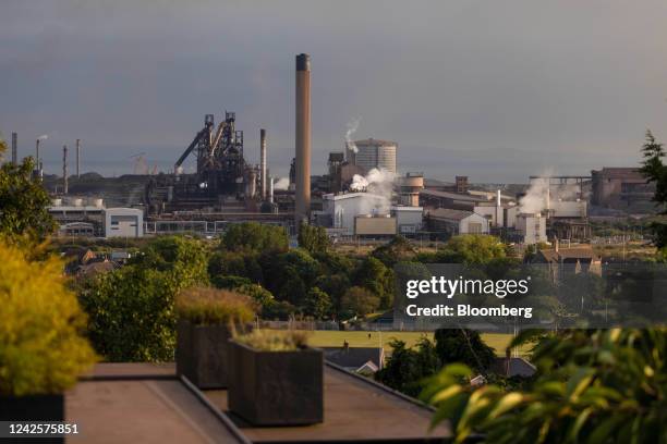 The steel works operated by Tata Steel in Port Talbot, UK, on Wednesday, Aug. 17, 2022. Europe's heavy industry is buckling under surging power costs...