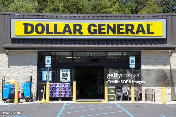 Merchandise is displayed at the entrance to a Dollar General store near Bloomsburg. Dollar General has more than 18,000 locations in 47 states.