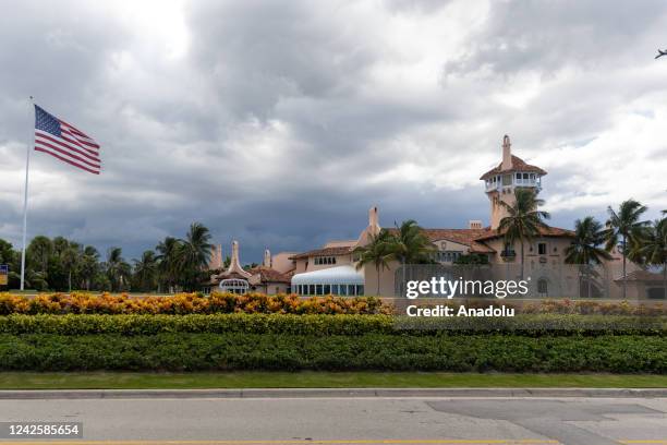 Mar-A-Lago is seen August 16, 2022 a week after the FBI raided the home of former President Trump, in Palm Beach, Florida, United States .