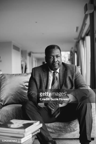 Actor Wendell Pierce is photographed for the New York Times on October 4, 2019 in London, England.