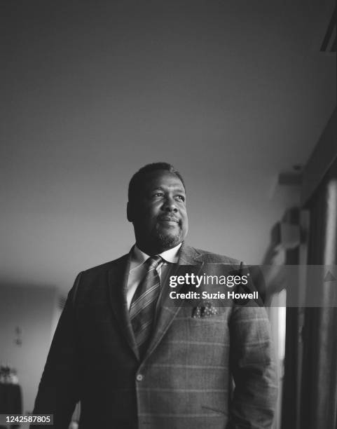 Actor Wendell Pierce is photographed for the New York Times on October 4, 2019 in London, England.