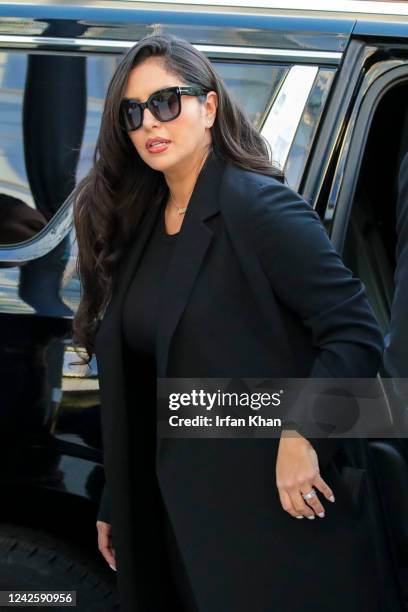 Los Angeles, CA Vanessa Bryant arrives at Federal Court to testify Friday in the lawsuit over graphic photos taken by first responders at the scene...