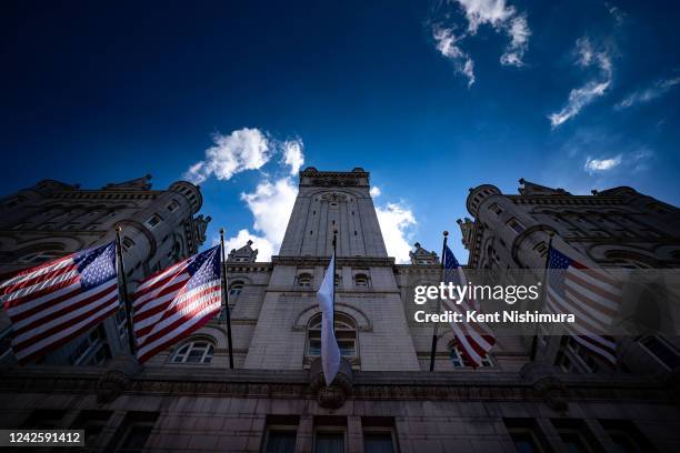 The Waldof Astoria, the former Trump International Hotel at the Old Post Office Building on Thursday, Aug. 18, 2022 in Washington, DC.