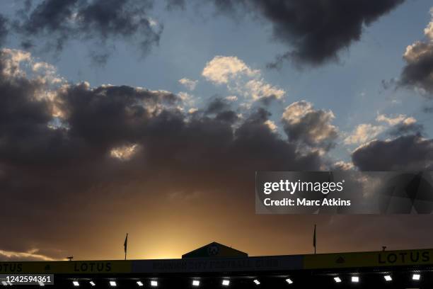 General view of Carrow Road prior to the Sky Bet Championship between Norwich City and Millwall at Carrow Road on August 19, 2022 in Norwich, United...