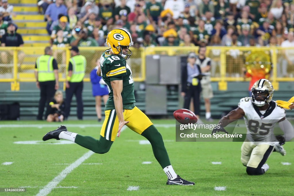 NFL: AUG 19 Preseason - Saints at Packers