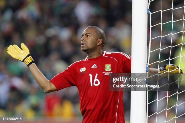 South Africa Itumeleng Khune during the World Cup match between South Africa v Mexico on June 11, 2010