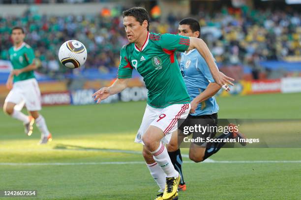 Uruguay Mexico Guillermo Franco during the World Cup match between Uruguay v Mexico on June 22, 2010
