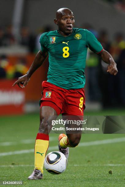 Cameroon Geremi during the World Cup match between Cameroon v Holland on June 24, 2010