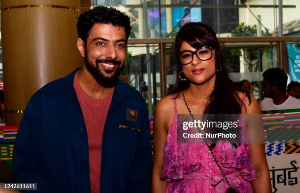 Chef Ranveer Brar and Tahira Kashyap attends the celebrations of LEGO 90 years of play by introducing LEGO playground in a shopping mall in Mumbai,...