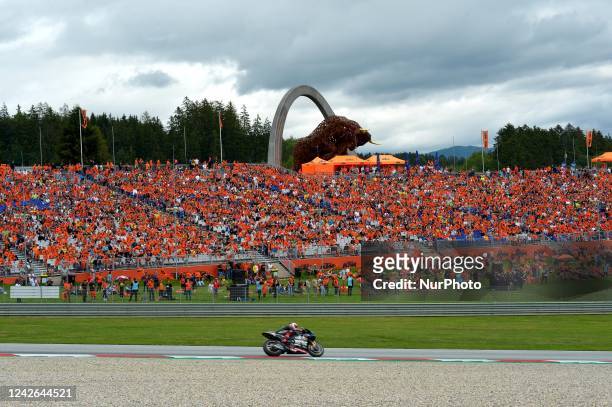 Motogp RedBull Ring public Austrian GP during the MotoGP World Championship CryptoDATA Motorrad Grand Prix von Osterreich Race on August 21, 2022 at...