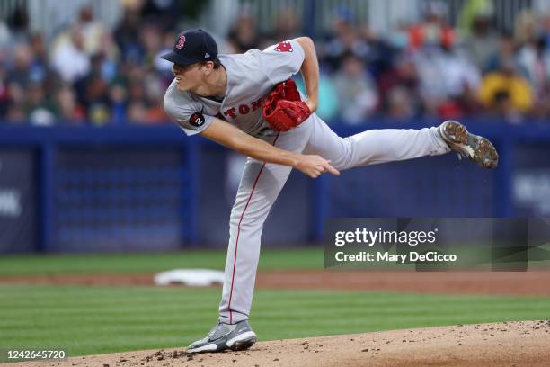 Nick Pivetta of the Boston Red Sox pitches in the first inning during the game between the Boston Red Sox and the Baltimore Orioles at Oriole Park at...