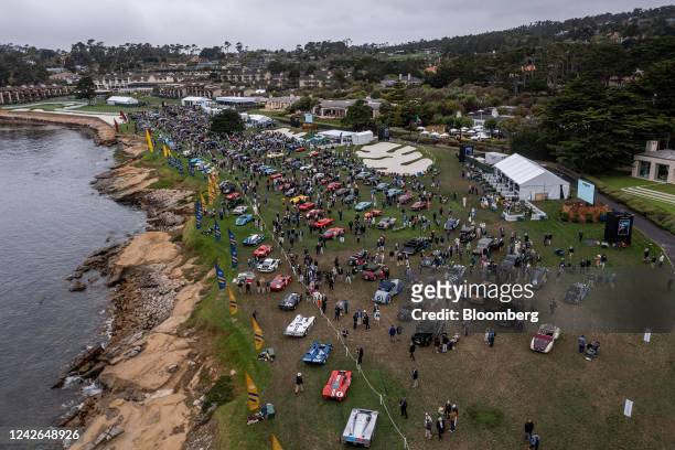 The 2022 Pebble Beach Concours d'Elegance in Pebble Beach, California, US, on Sunday, Aug. 21, 2022. Since 1950, the annual Pebble Beach Concours...