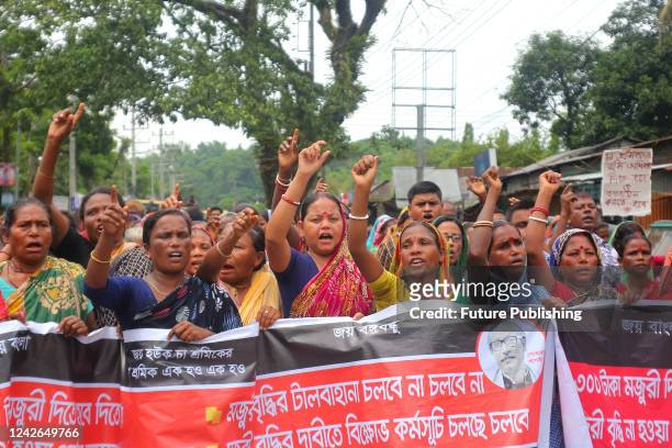 Tea plantation workers continue their protests demanding a wage increase. Workers are poorly paid and often work in inhuman conditions. They...