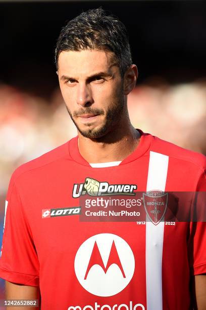 Andrea Ranocchia of AC Monza during the Serie A match between SSC Napoli and AC Monza at Stadio Diego Armando Maradona Naples Italy on 21 August 2022.