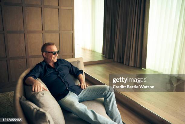 Actor Kevin Costner is photographed for People magazine on June 20, 2022 in London, England.