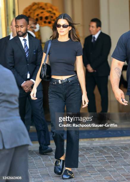 Kendall Jenner is seen on August 22, 2022 in Los Angeles, California.