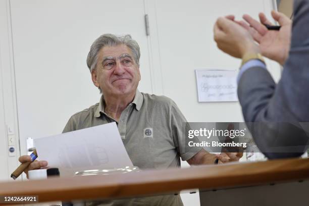 Nick Hayek, chief executive officer of Swatch Group AG, during an interview at the company's headquarters in Biel, Switzerland, on Wednesday, Jul. 6,...