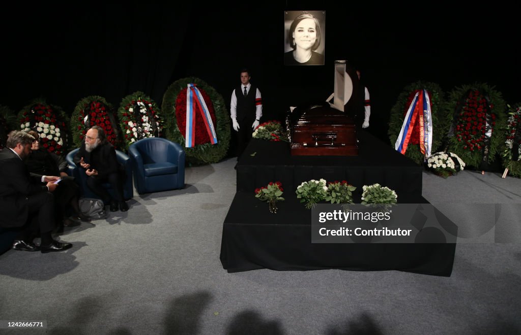 Funeral Takes Place Of Daria Dugina Killed In A Car Bomb