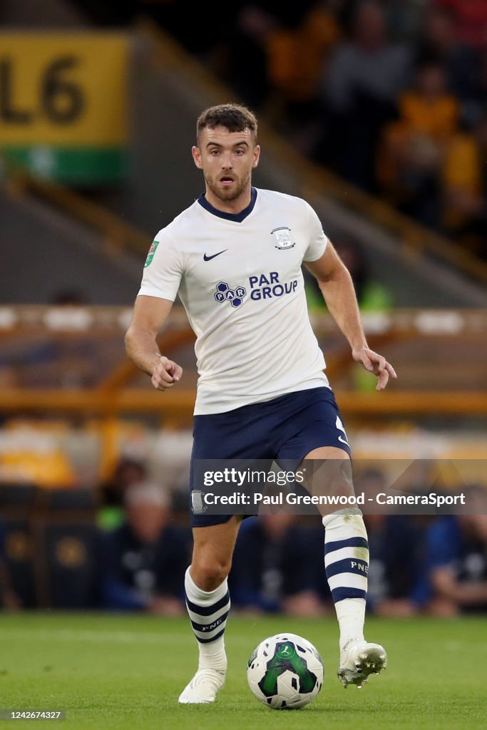 Benjamin Whiteman Preston North End's Ben Whiteman during the Carabao Cup Second Round ...
