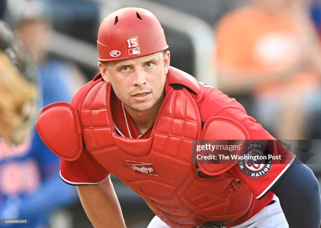 Nationals Riley Adams Washington Nationals catcher Riley Adams during Spring training... News ...