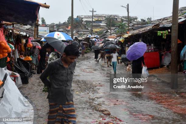 Rohingya refugees who came to Bangladesh after persecution from Myanmar five years ago, live at Rohingya refugee camp, in Cox's Bazar, Bangladesh on...