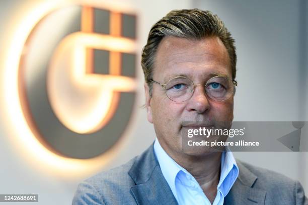 August 2022, Berlin: Markus Jerger, Chairman of the Federal Executive Board of the German Association of Small and Medium-Sized Businesses , stands...