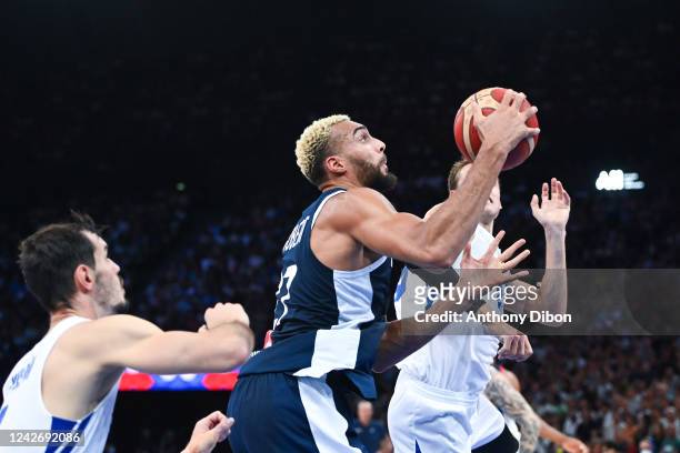 Rudy GOBERT of France during the FIBA Basketball World Cup 2023 European Qualifiers match between France and Czech Republic at AccorHotels Arena on...