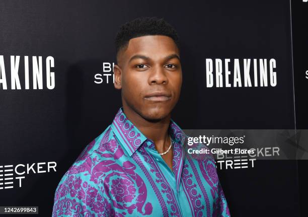 John Boyega at the Los Angeles special screening of "Breaking" held at The London West Hollywood on August 24, 2022 in West Hollywood, California