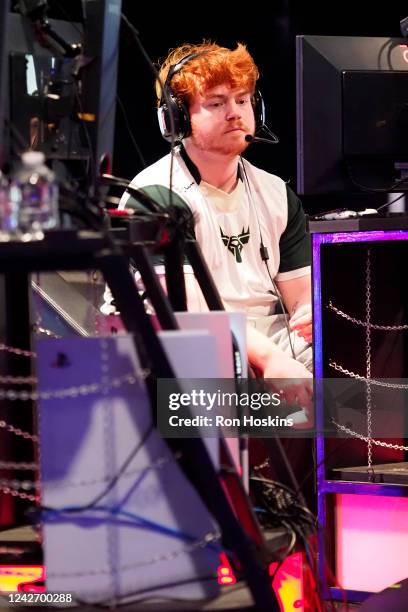 Dawsix of the Bucks Gaming looks on during the 2022 NBA 2K League 5v5 Playoffs on August 24, 2022 at NBA 2K League Studio in Indianapolis, Indiana....