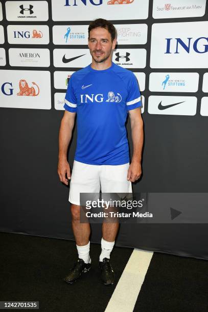 Felix Neureuther during Champions for Charity at Waldstadion / Deutsche Bank Park on August 24, 2022 in Frankfurt am Main, Germany.