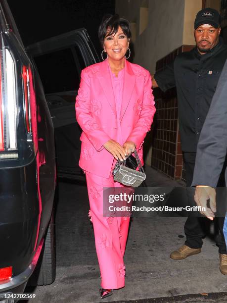 Kris Jenner is seen on August 24, 2022 in Los Angeles, California.