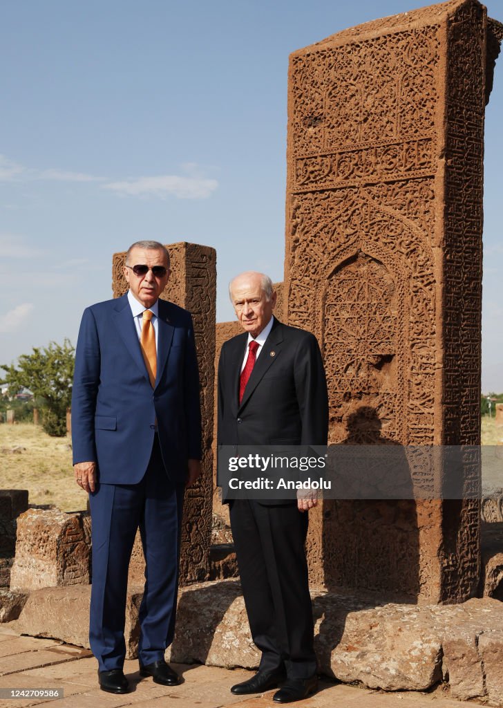 Tayyip Turkish President Recep Tayyip Erdogan visits the Tombstones of... News ...