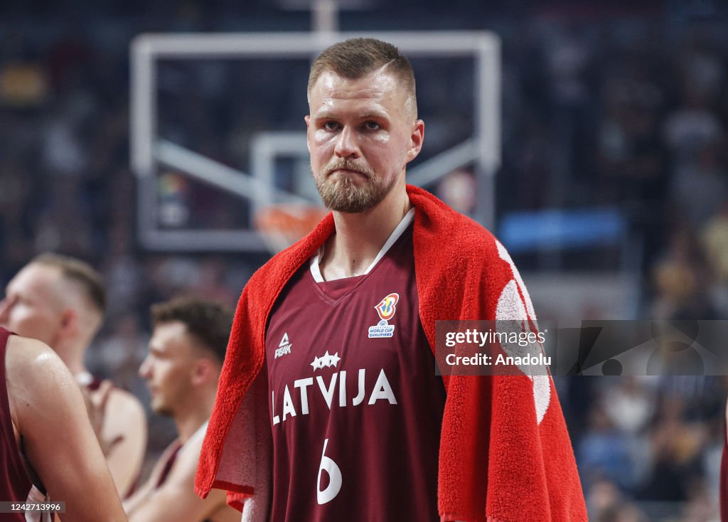 Latvia v Turkiye - FIBA Basketball World Cup 2023 European Qualifiers