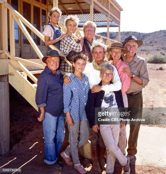 The Last Frontier. A CBS made-for-TV movie miniseries. A widowed woman faces challenges in the Australian outback with her children. On stairs, from...
