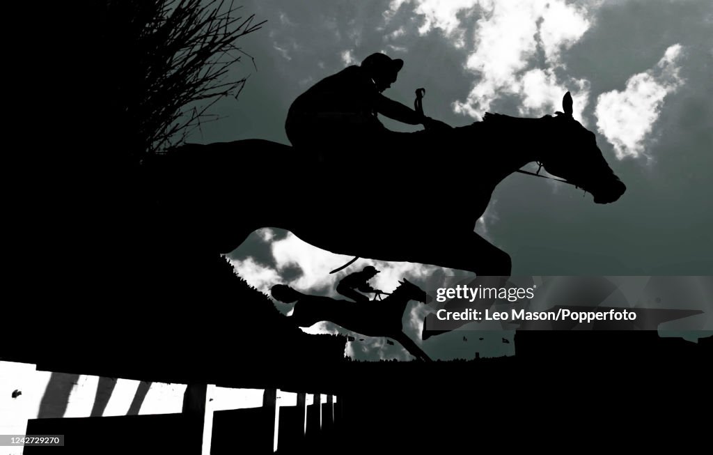 Horse Racing At Sandown Park