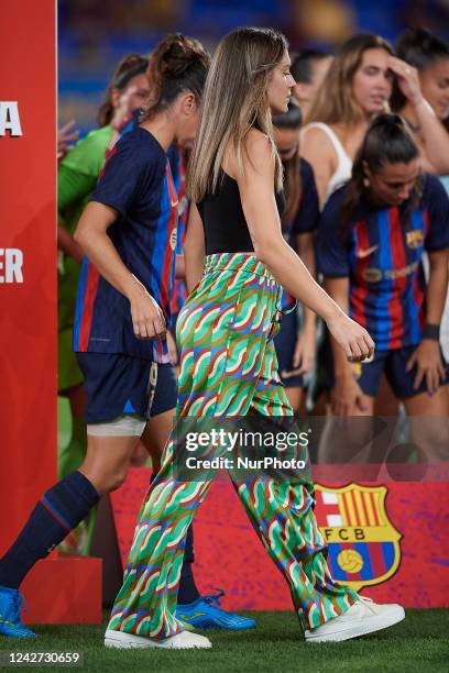 Alexia Putellas of Barcelona after the Womens Joan Gamper Trophy match between FC Barcelona and Montpellier at Estadi Johan Cruyff on August 22, 2022...