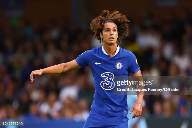Charlie Webster of Chelsea during the Premier League 2 match between Chelsea U21 and Manchester City U21 at Kingsmeadow on August 26, 2022 in...