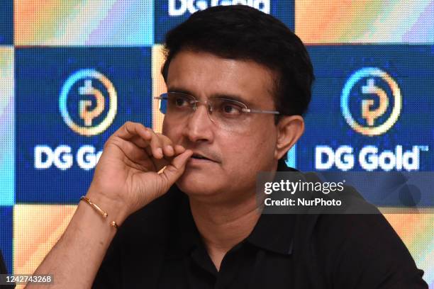 Board of Control for Cricket in India President Sourav Ganguly attends a promotional event in Kolkata on August 26, 2022.