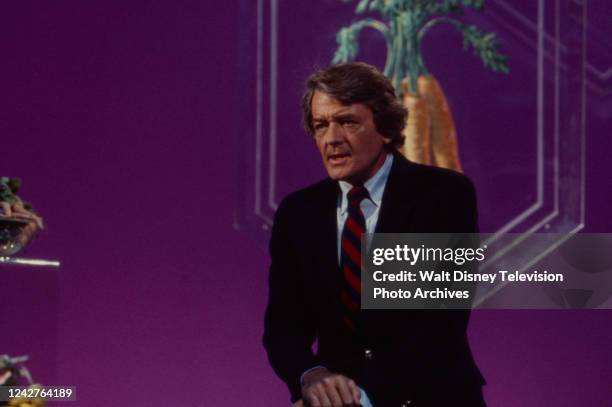 Los Angeles, CA Host Hal Holbrook appearing on the ABC tv series 'Omnibus'.