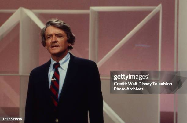 Los Angeles, CA Host Hal Holbrook appearing on the ABC tv series 'Omnibus'.