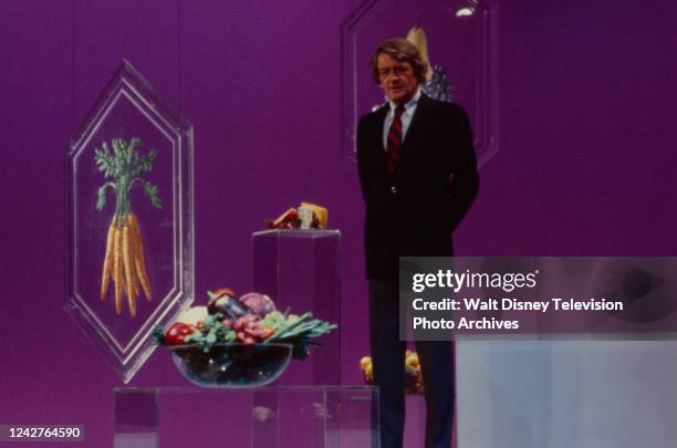 Los Angeles, CA Host Hal Holbrook appearing on the ABC tv series 'Omnibus'.