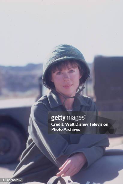 Susan Blanchard promotional photo for the ABC tv movie 'She's in the Army Now'.