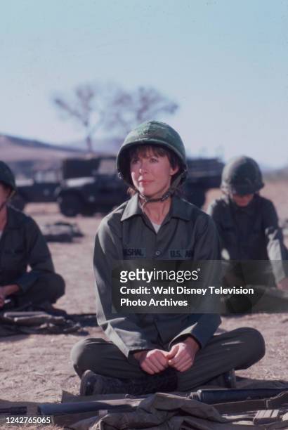 Susan Blanchard appearing in the ABC tv movie 'She's in the Army Now'.