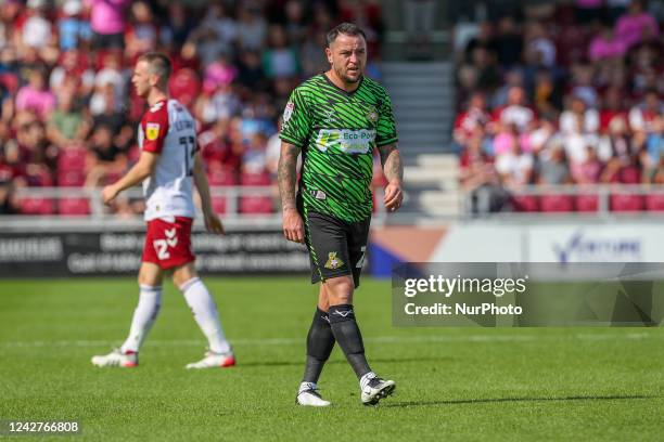 Doncaster Rovers Lee Tomlin during the first half of the Sky Bet League 2 match between Northampton Town and Doncaster Rovers at the PTS Academy...