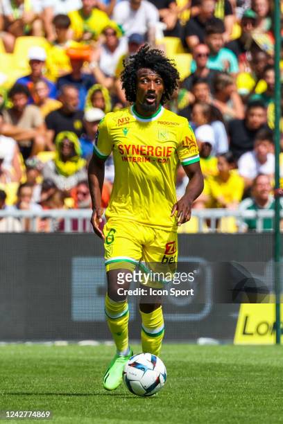 Samuel MOUTOUSSAMY during the Ligue 1 Uber Eats match between FC Nantes and Toulouse FC at Stade de la Beaujoire on August 28, 2022 in Nantes,...