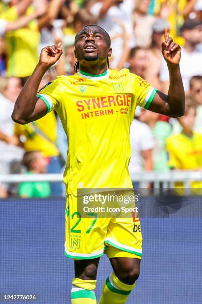 Moses SIMON during the Ligue 1 Uber Eats match between FC Nantes and Toulouse FC at Stade de la Beaujoire on August 28, 2022 in Nantes, France. -...