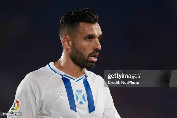 Enric Gallego of CD Tenerife looks on during the LaLiga SmartBank match between Levante UD and CD Tenerife at Estadio Ciutat de Valencia, August 27...