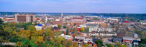 eagle point park, dubuque, iowa - dubuque stock-fotos und bilder